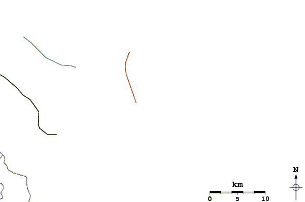 Roads and rivers around Careneros Point Break