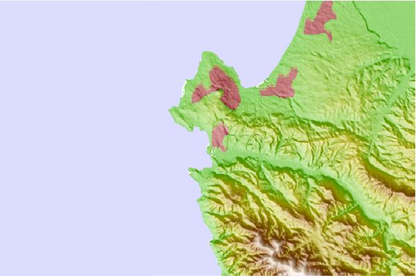 Surf breaks located close to Carmel Beach