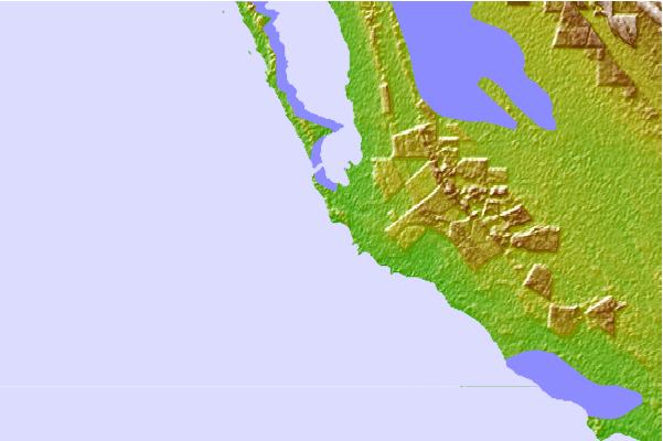 Surf spots located close to Carpenters Rocks