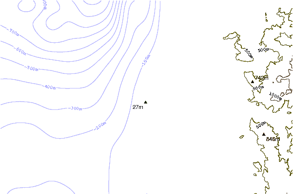 Shoreline around Car-rille