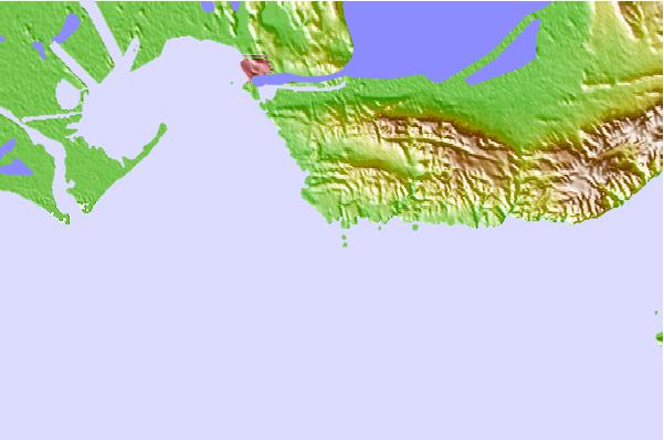 Surf spots located close to Carro