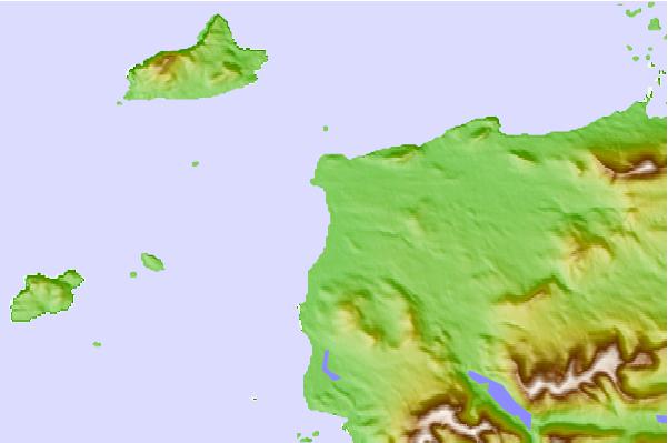 Surf spots located close to Carrownisky