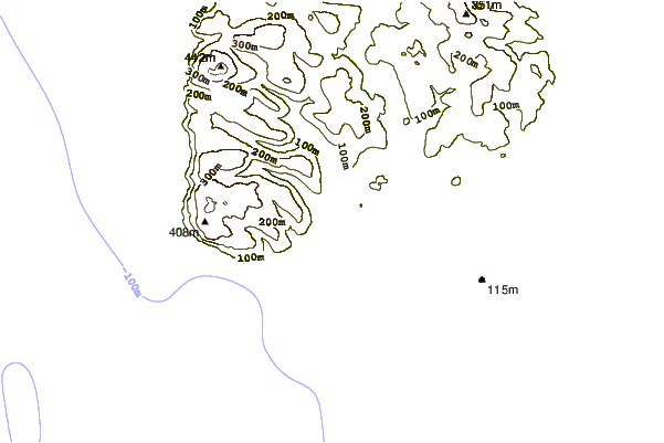Shoreline around Carskiey Bay