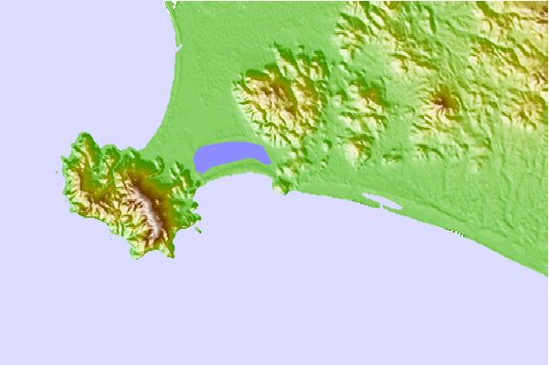 Surf spots located close to Cartello (Ansedonia)