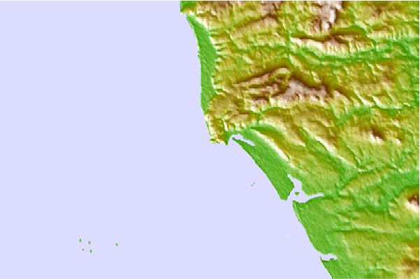 Surf spots located close to Carteret