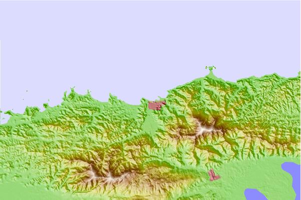 Surf spots located close to Carupano