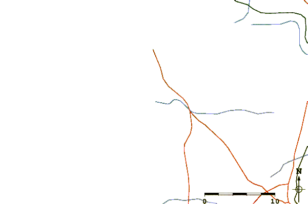 Roads and rivers around Carvalhal