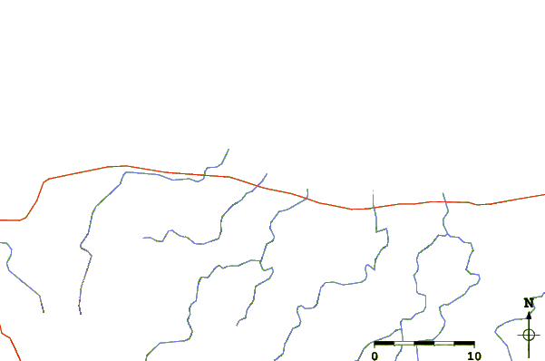 Roads and rivers around Casa Grande