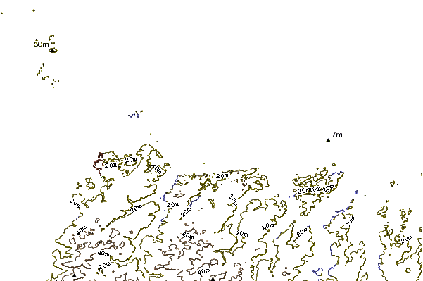 Shoreline around Casa Verde