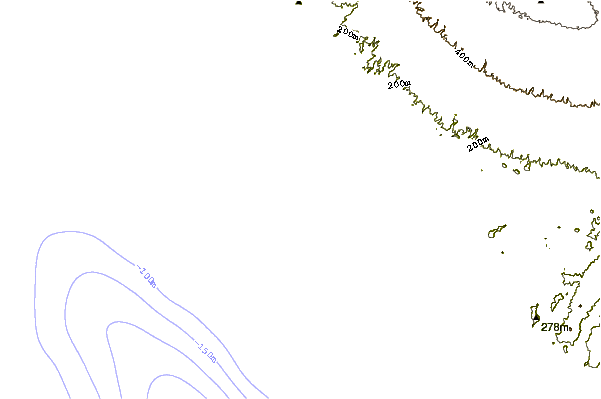 Shoreline around Casares
