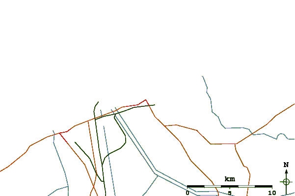 Roads and rivers around Casino Break