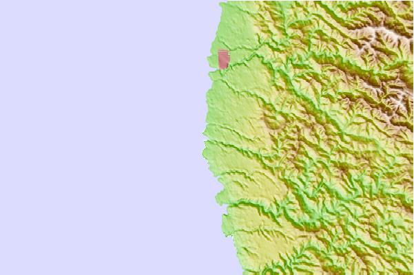Surf spots located close to Caspar Creek