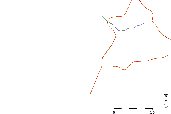 Roads and rivers around Castelejo