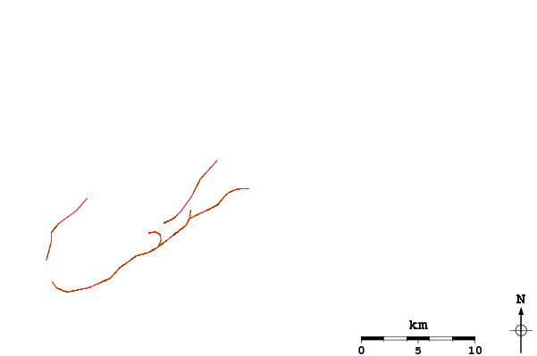 Roads and rivers around Castle Island