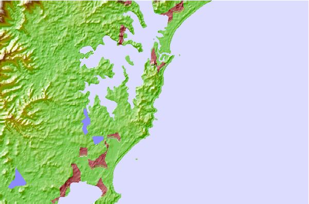 Surf spots located close to Catherine Hill Bay