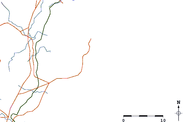 Roads and rivers around Catherine Hill Bay