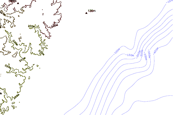 Shoreline around Cave Rock