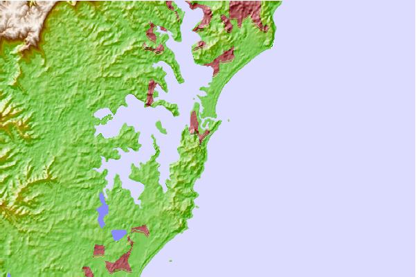 Surf spots located close to Caves Beach