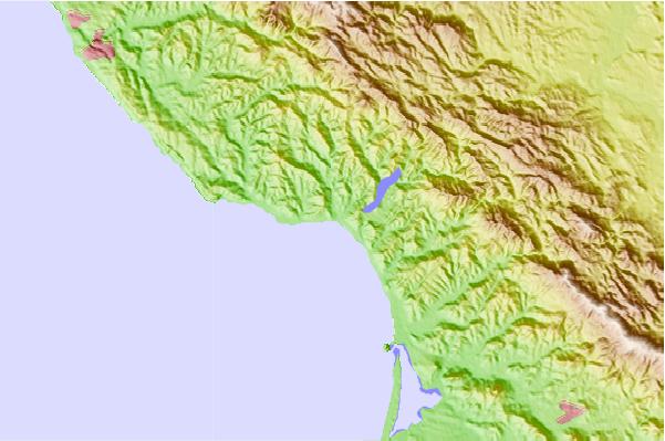 Surf breaks located close to Cayucos Pier