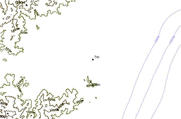 Shoreline around Cobra Reef - Cemento