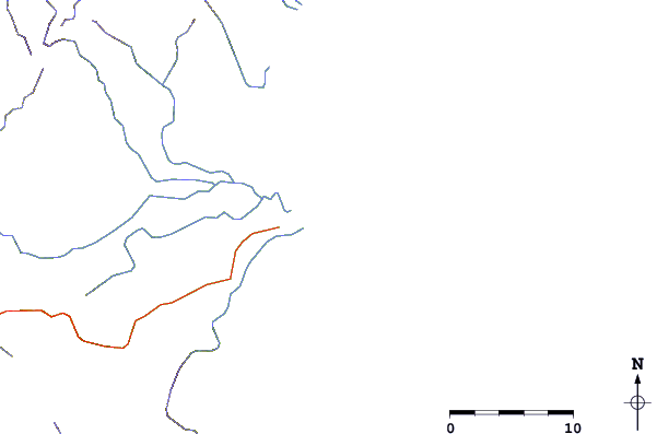 Roads and rivers around Cobra Reef - Cemento