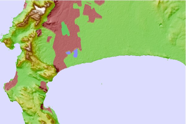 Surf breaks located close to Cemetery