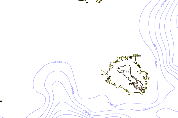 Shoreline around Ceningan Point