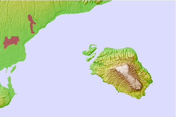 Surf spots located close to Ceningan Point