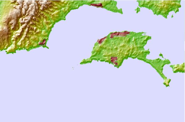 Surf spots located close to Centre Crack