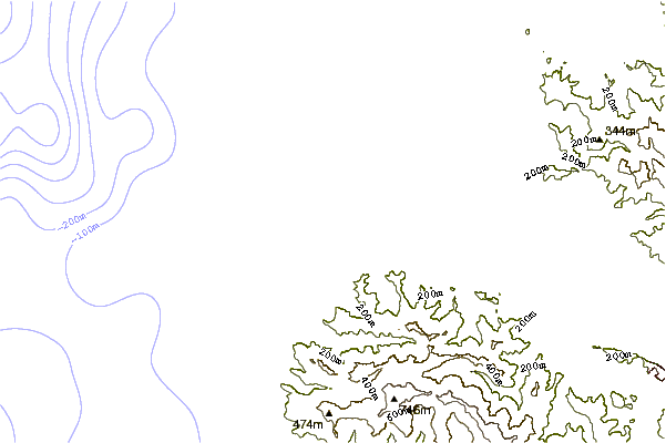 Shoreline around Centreville Beach