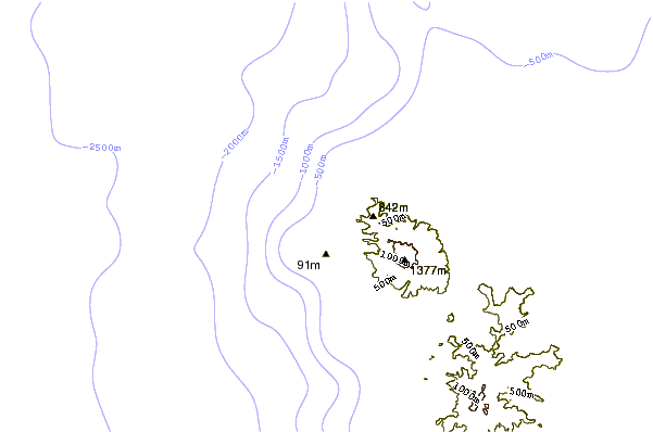 Shoreline around Ceron