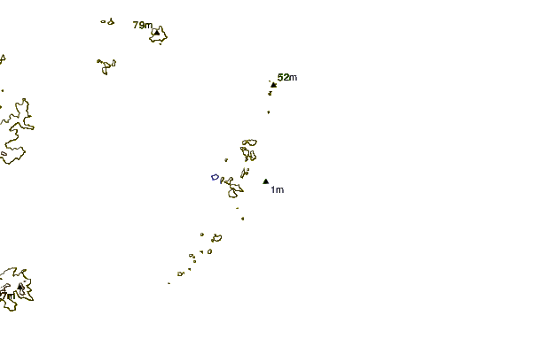Shoreline around Cerro Verde