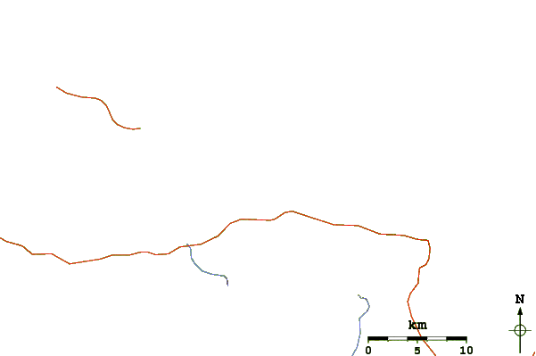 Roads and rivers around Chacopata