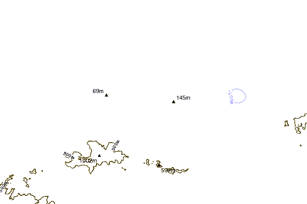 Shoreline around Chaguarama