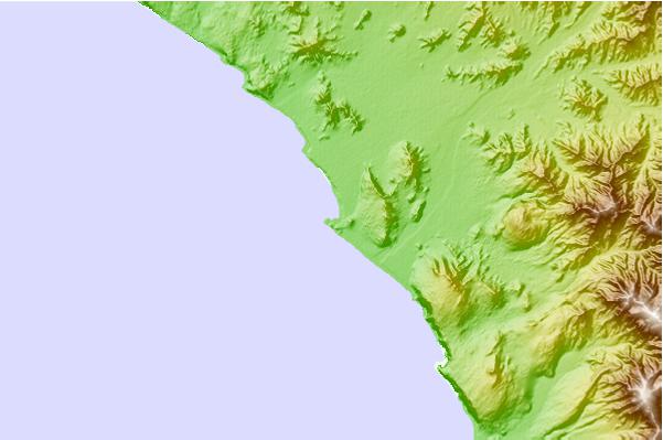 Surf spots located close to Chancay