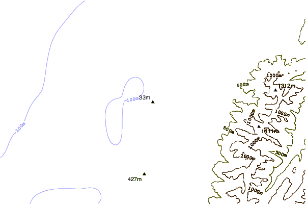 Shoreline around Charleston