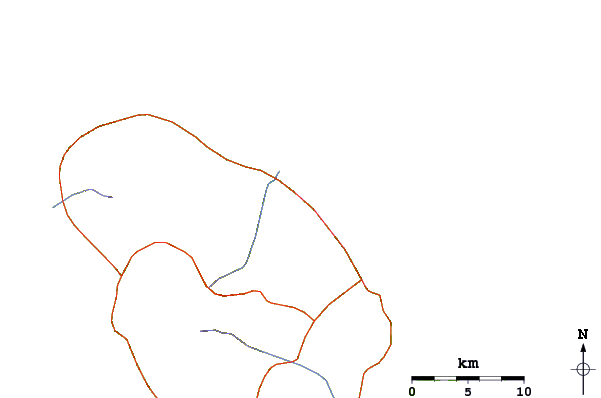Roads and rivers around Charpencaye
