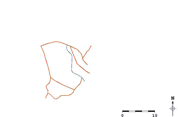 Roads and rivers around Chaweng Malibu