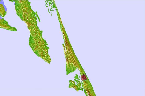 Surf spots located close to Chicahauk