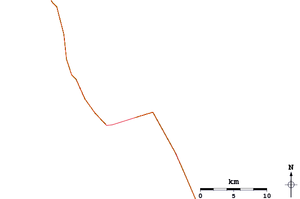 Roads and rivers around Chicahauk