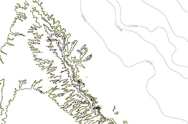 Shoreline around Chinamans Hat/Mokolii
