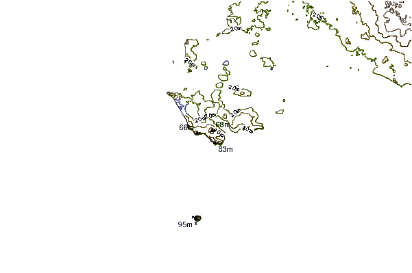 Shoreline around Chinamans