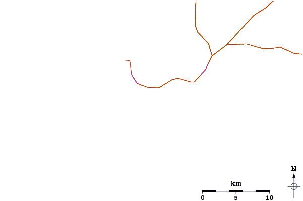 Roads and rivers around Chinamans
