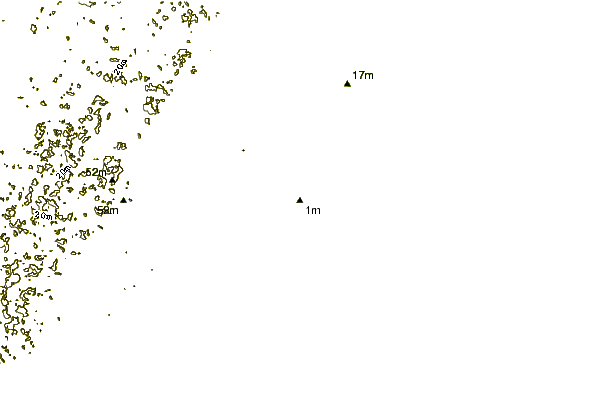 Shoreline around Chincoteague