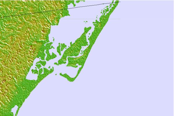 Surf spots located close to Chincoteague