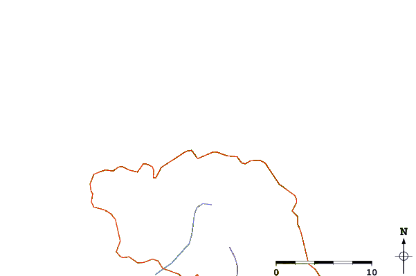 Roads and rivers around Sfikounta Beach (Chios)