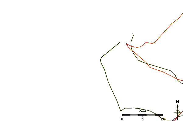 Roads and rivers around Chipiona