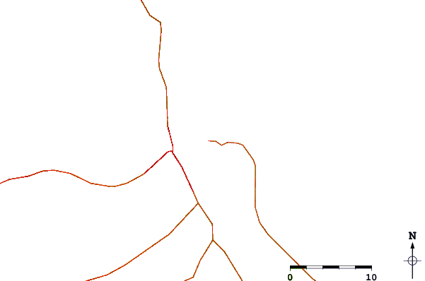 Roads and rivers around Chocks