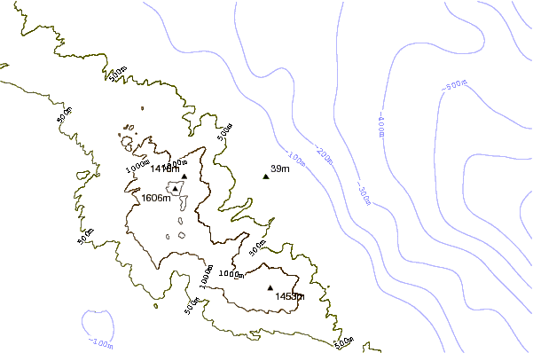 Shoreline around Chorefto