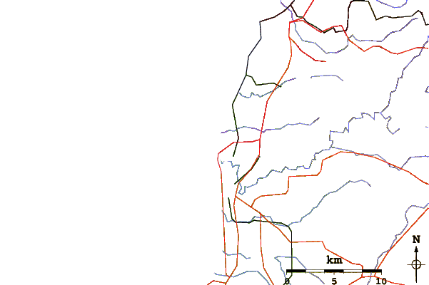 Roads and rivers around Christies Reef